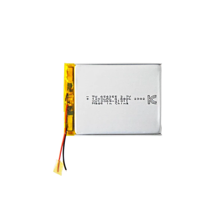 KC 3.7V lithium-ion battery pack 454355 1200MAH